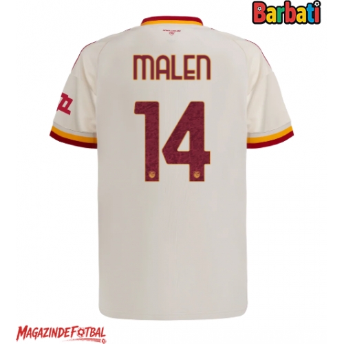 AS Roma Donyell Malen #14 Tricou Fotbal Replică 2026-27 Barbati Deplasare AS Roma Donyell Malen #14 Tricou Fotbal Replică 2026-27 Barbati Deplasare